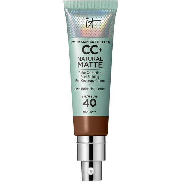 iT Cosmetics Your Skin But Better CC+ Natural Matte 32 ml (Various Shades) - Deep Bronze on Productcaster.