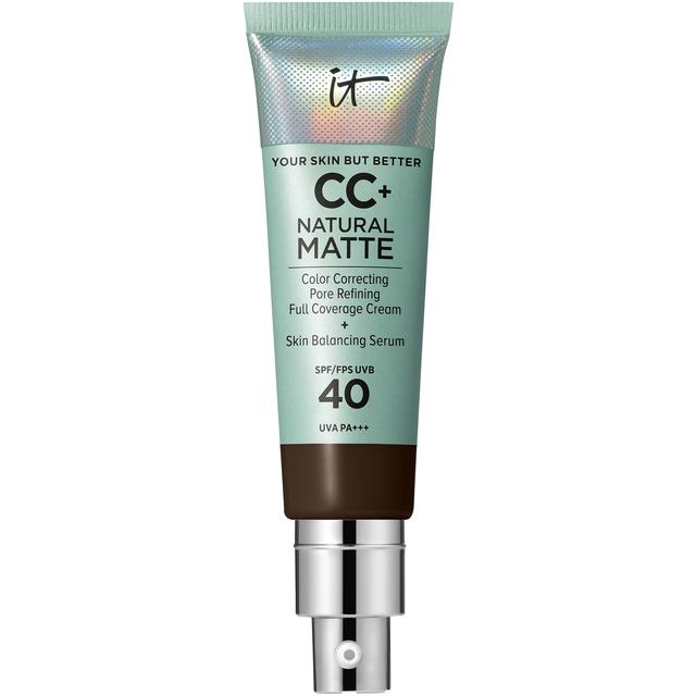 iT Cosmetics Your Skin But Better CC+ Natural Matte 32 ml (Various Shades) - Deep Cool on Productcaster.