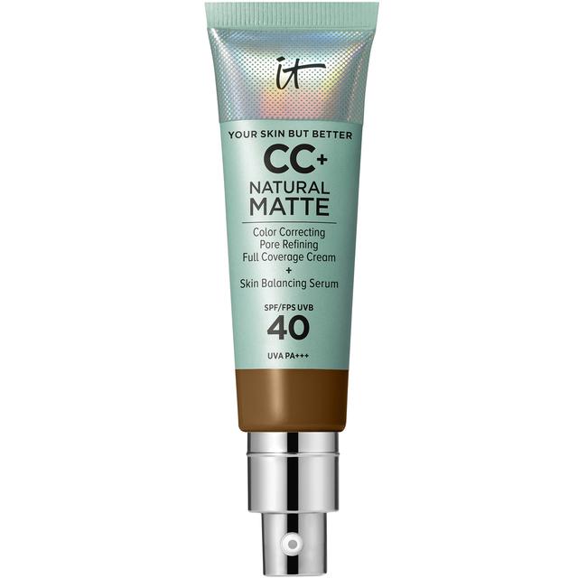 iT Cosmetics Your Skin But Better CC+ Natural Matte 32 ml (Various Shades) - Deep Honey on Productcaster.