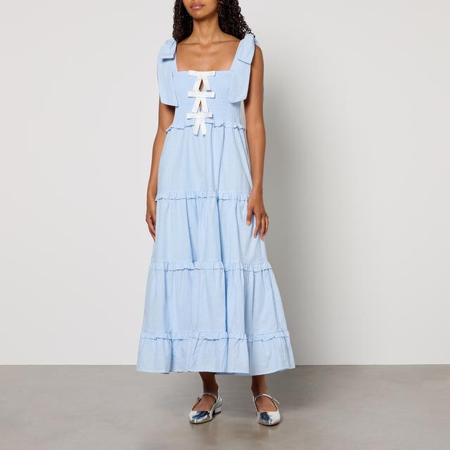 Sister Jane Kansas Striped Cotton-Poplin Midi Dress - M/UK 10 on Productcaster.