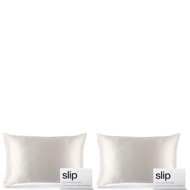 Slip Pure Silk Queen Pillowcase - White Duo Bundle on Productcaster.