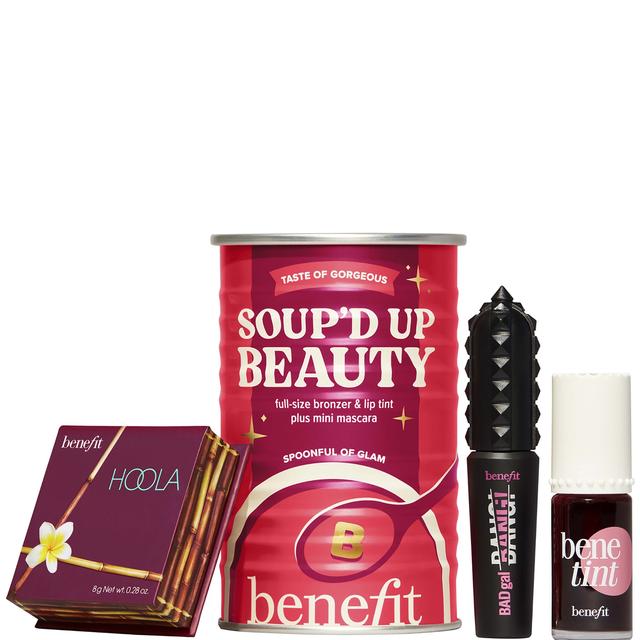 benefit Soup’D Up Beauty - Hoola Bronzer Benetint And Badgal Bang! Mascara on Productcaster.