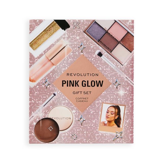 Makeup Revolution Pink Glow Get The Look Gift Set (Worth £24) on Productcaster.