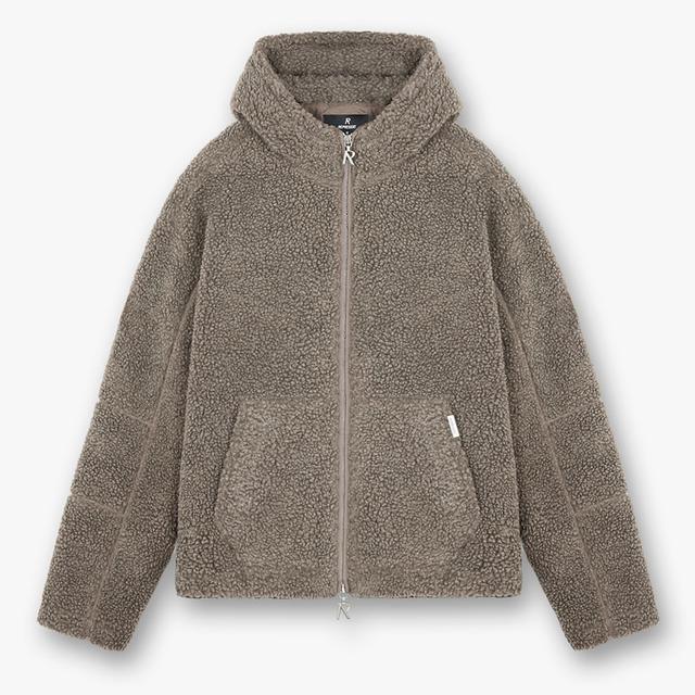 REPRESENT Men's Hooded Fleece Jacket - Rock - S on Productcaster.