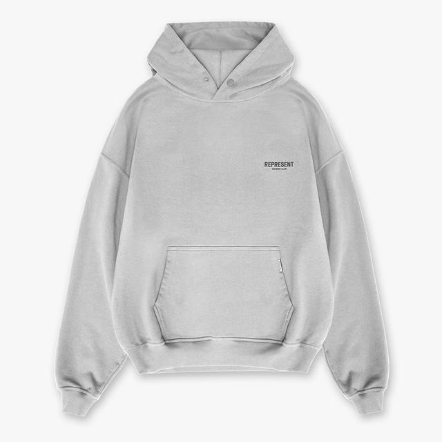 REPRESENT Men's Owner's Club Hoodie - Ash Grey/Black - M on Productcaster.