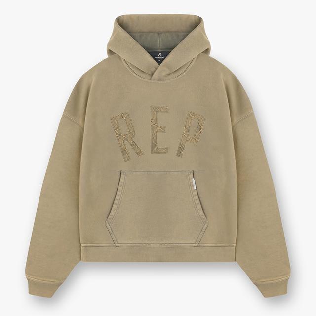 REPRESENT Men's Rep Applique Hoodie - Fawn - XL on Productcaster.