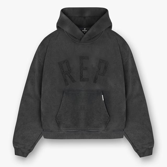 REPRESENT Men's Rep Applique Hoodie - Vintage Black - S on Productcaster.