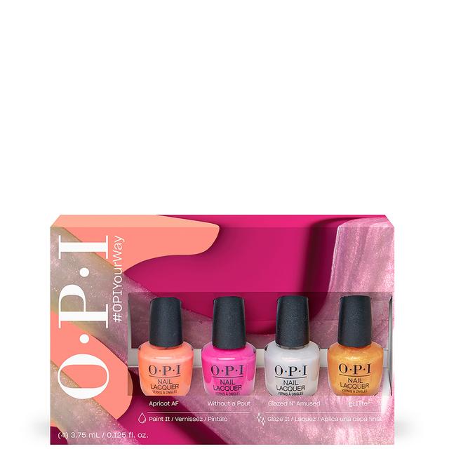 OPI Your Way Long Lasting Luxury Nail Varnish 4 Piece Mini-Pack 4 x 3.75ml on Productcaster.