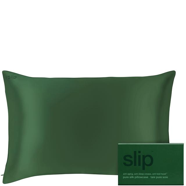 Slip Pure Silk Queen Pillowcase - Moss Green on Productcaster.