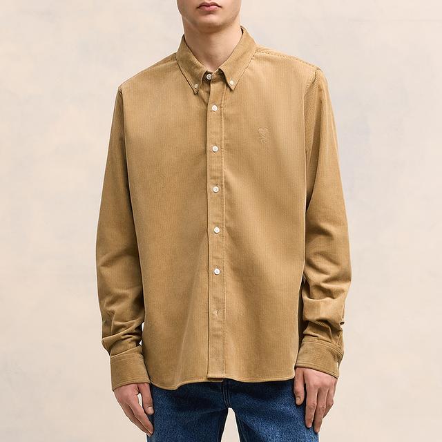 AMI Cotton-Corduroy Classic Fit Shirt - M on Productcaster.