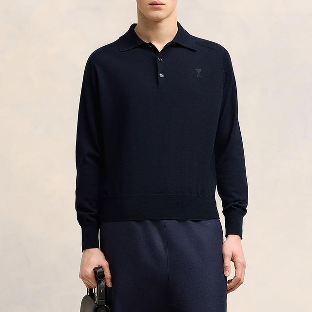 Ami De Coeur Merino Wool Polo Shirt - M on Productcaster.