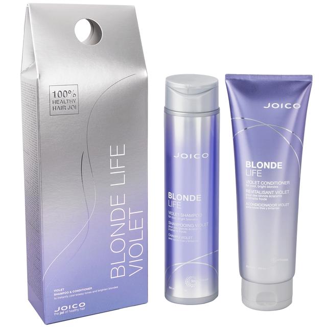 Joico Blonde Life Violet Healthy Hair Joi Gift Set - Shampoo and Conditioner (Worth £46) on Productcaster.