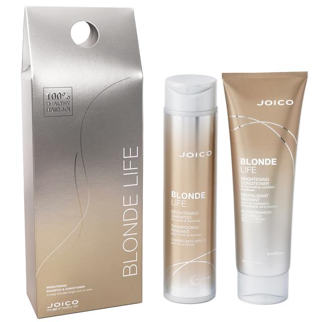 Joico Blonde Life Brightening Healthy Hair Joi Gift Set - Shampoo and Conditioner (Worth £46) on Productcaster.