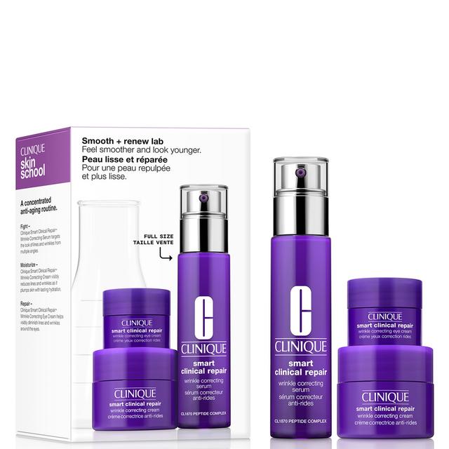 Clinique Skin School Supplies: Smooth and Renew Lab Serum Skincare Set on Productcaster.