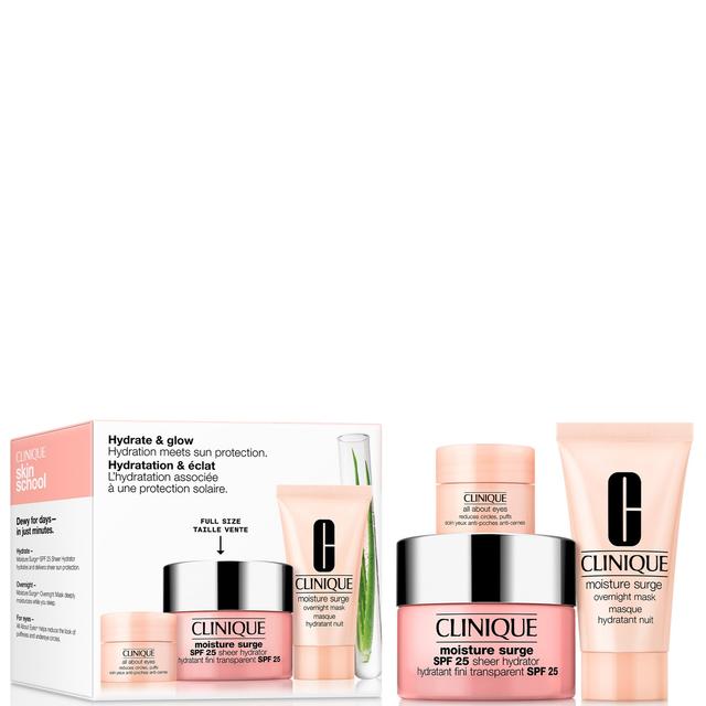 Clinique Skin School Supplies: Hydrate and Glow with SPF Skincare Gift Set on Productcaster.