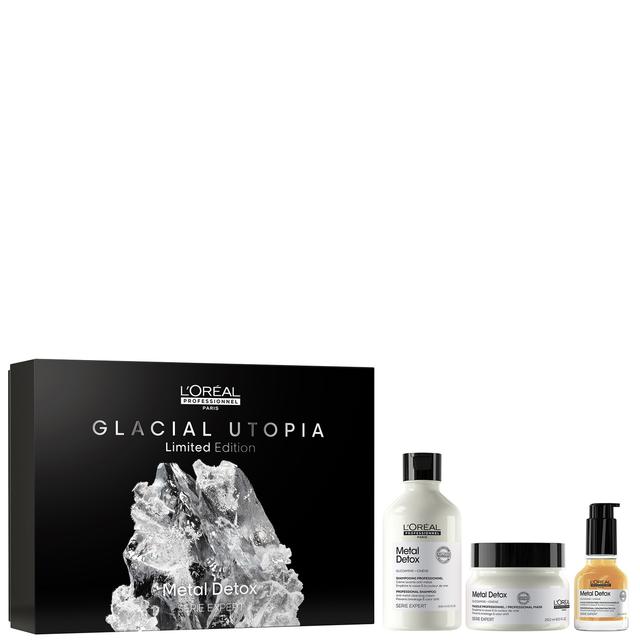 L'Oréal Professionnel Serie Expert Metal Detox Trio Gift Set: Protects Hair From Damage for Smooth Strong & Shiny Hair on Productcaster.