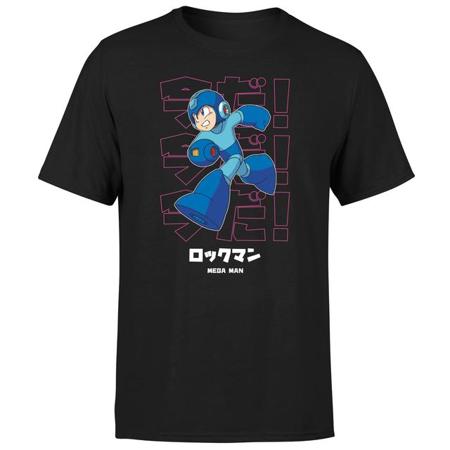 Mega Man Is Coming Unisex T-Shirt - Black - XXL on Productcaster.