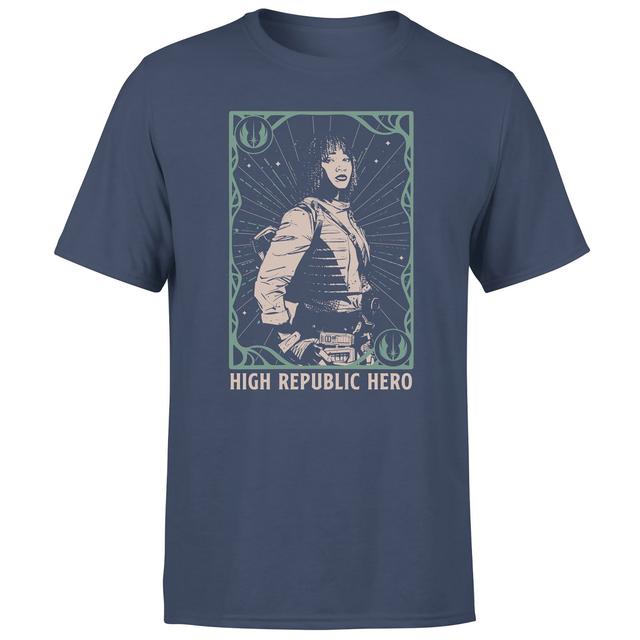 Star Wars High Republic Hero Unisex T-Shirt - Navy - XXL on Productcaster.