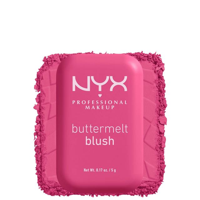 NYX Professional Makeup Buttermelt Powder Blush up to 12H Wear, Fade and Transfer Resistant (Various Shades) - Butta with Time on Productcaster.