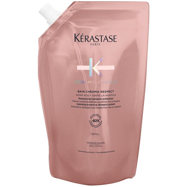 Kérastase Chroma Absolu Bain Chroma Respect Refill Shampoo Pouch 500ml For Colour-Treated Hair on Productcaster.