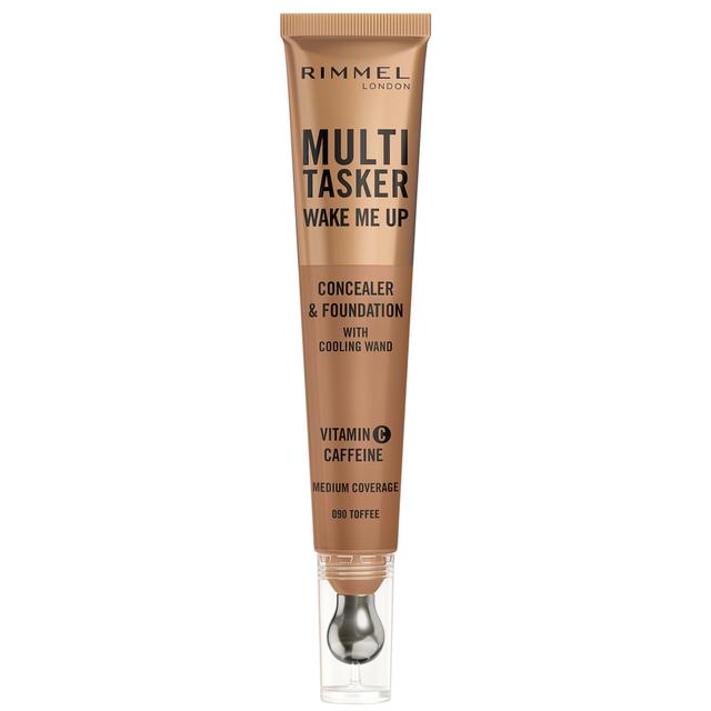 Rimmel Multi-Tasker Wake Me Up Foundation and Concealer 20ml (Various Shades) - 090 Toffee on Productcaster.