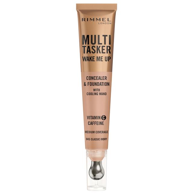 Rimmel Multi-Tasker Wake Me Up Foundation and Concealer 20ml (Various Shades) - 045 Classic Ivory on Productcaster.