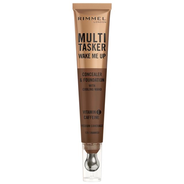 Rimmel Multi-Tasker Wake Me Up Foundation and Concealer 20ml (Various Shades) - 120 Tiramisu on Productcaster.