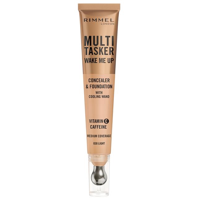 Rimmel Multi-Tasker Wake Me Up Foundation and Concealer 20ml (Various Shades) - 030 Light on Productcaster.