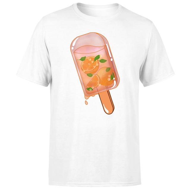 Threadless x IWOOT Fresh Orange Ice Pop Unisex T-Shirt - White - L on Productcaster.