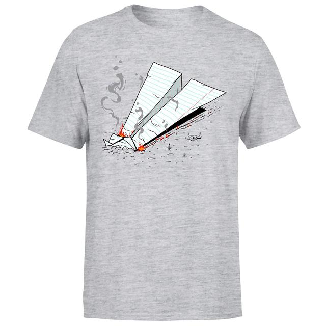 Threadless x IWOOT Crash Unisex T-Shirt - Grey - 3XL on Productcaster.