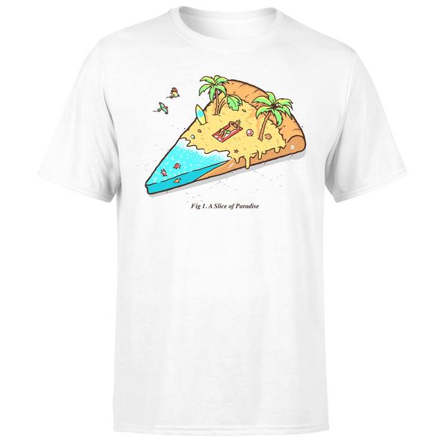 Threadless x IWOOT A Slice Of Paradise Unisex T-Shirt - White - L on Productcaster.