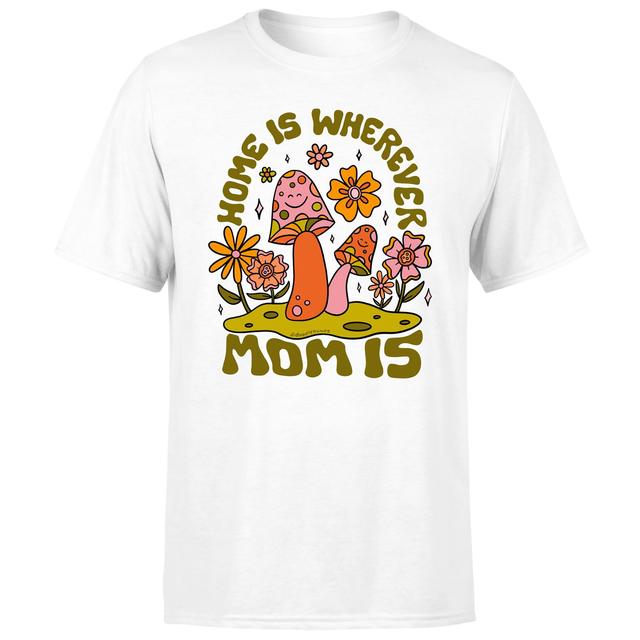 Threadless x IWOOT Home Is Wherever Mom Is Unisex T-Shirt - White - M on Productcaster.