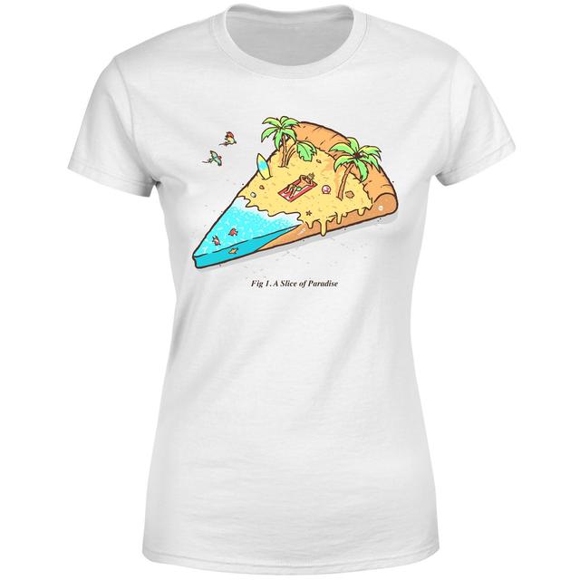 Threadless x IWOOT A Slice Of Paradise Women's T-Shirt - White - L on Productcaster.