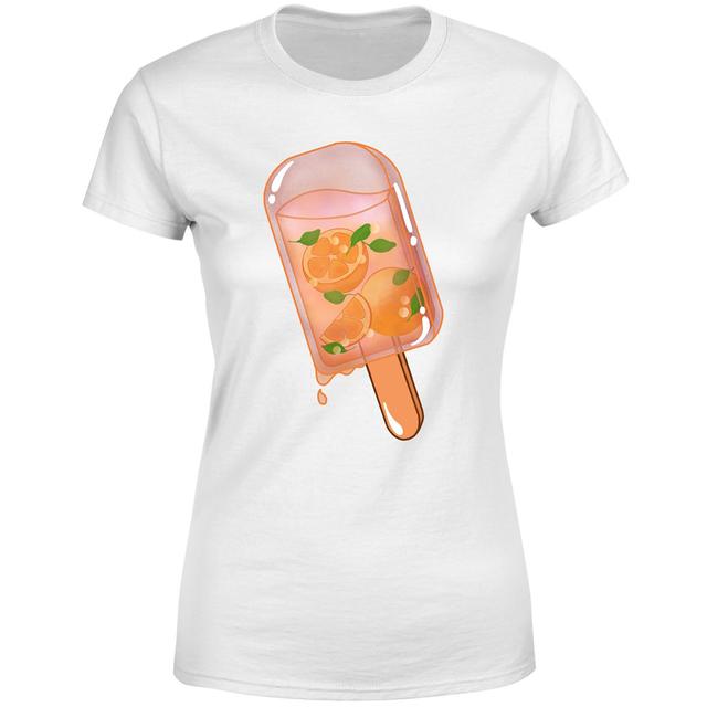 Threadless x IWOOT Fresh Orange Ice Pop Women's T-Shirt - White - XXL on Productcaster.