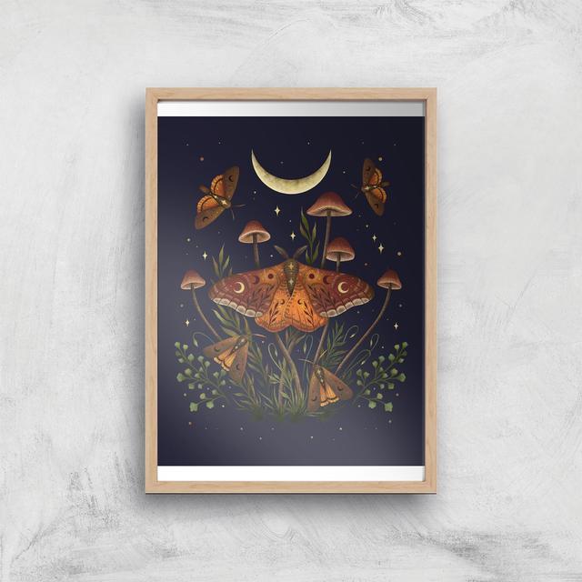 Threadless x IWOOT Autumn Light Underwing Giclee Art Print - A2 - Wooden Frame on Productcaster.