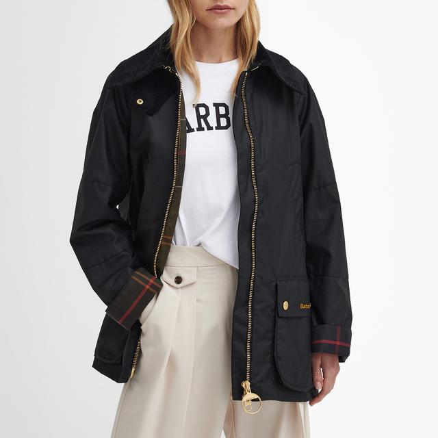 Barbour Allerston Waxed Cotton Jacket - UK 12 on Productcaster.