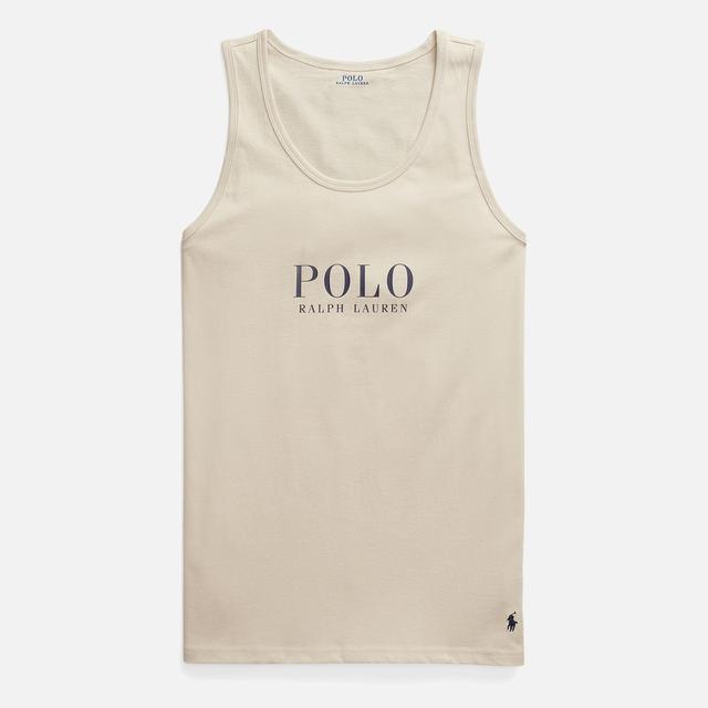 Polo Ralph Lauren Centre Logo Cotton-Jersey Tank Top - S on Productcaster.