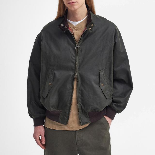 Barbour x Baracuta MA-1 Waxed Cotton Jacket - M on Productcaster.