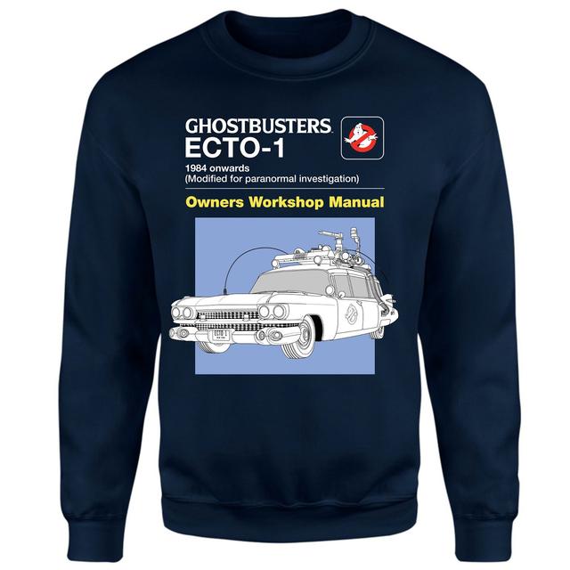 Ghostbusters Ecto-1 User Manual Sweatshirt - Navy - M on Productcaster.