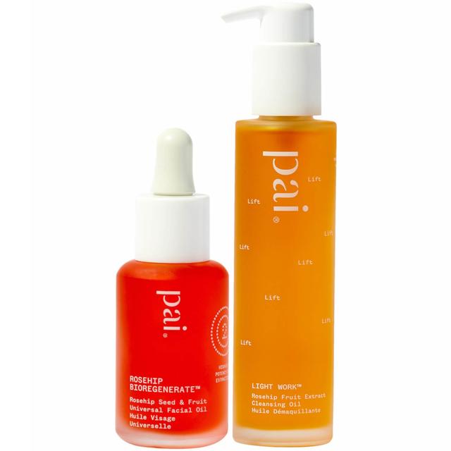 Pai Skincare Rosehip Bioregenerate Oil 30ml and Light Work Rosehip Cleansing Oil 100ml Duo on Productcaster.