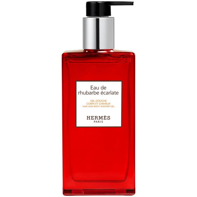 Hermès Eau De Rhubarbe Écarlate Hair and Body Shower Gel Bottle 200ml on Productcaster.