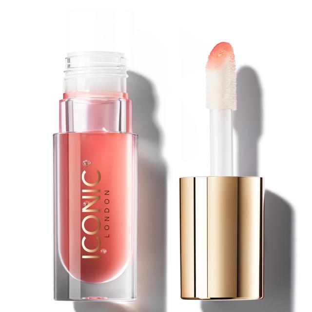 ICONIC London Lustre Lip Oil 6ml (Various Shades) - She's a Peach on Productcaster.