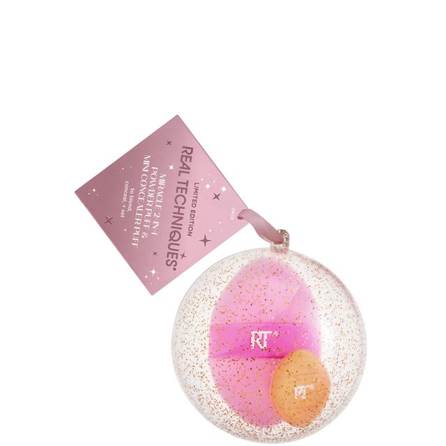 Real Techniques Miracle 2-in-1 Powder Puff and Mini Concealer Puff Ornament (Worth £10.00) on Productcaster.