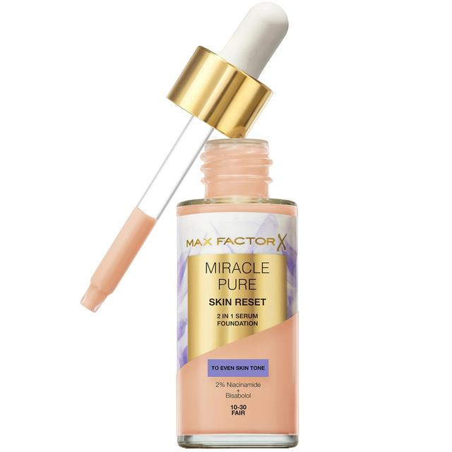 Max Factor Miracle Pure Skin Revival Serum Foundation 30ml (Various Shades) - 10-30 Fair on Productcaster.