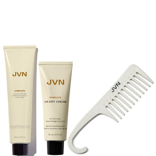 JVN Air Dry Cream Deluxe, Mini and Wide Tooth Comb Trio on Productcaster.