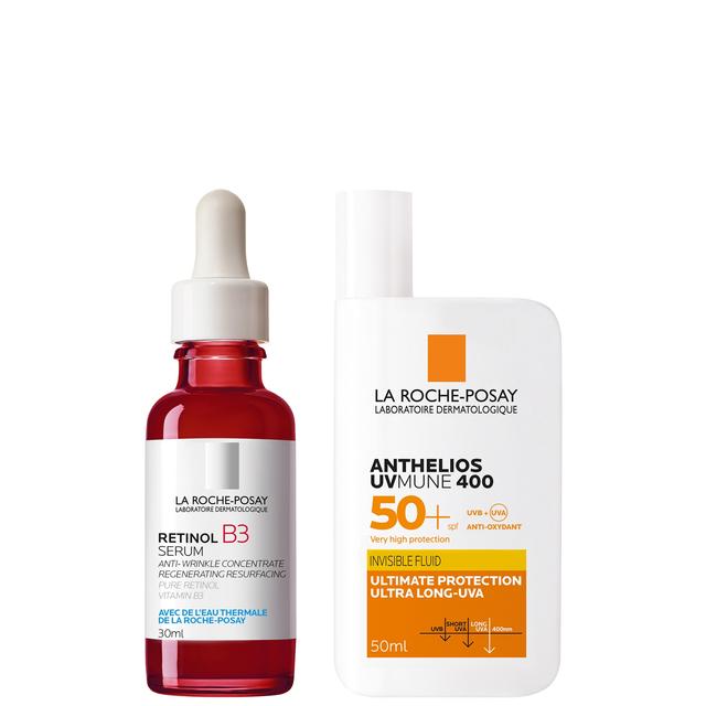 La Roche-Posay Anti-Wrinkle Correct + Protect Duo Set: Retinol Serum and SPF50+ on Productcaster.