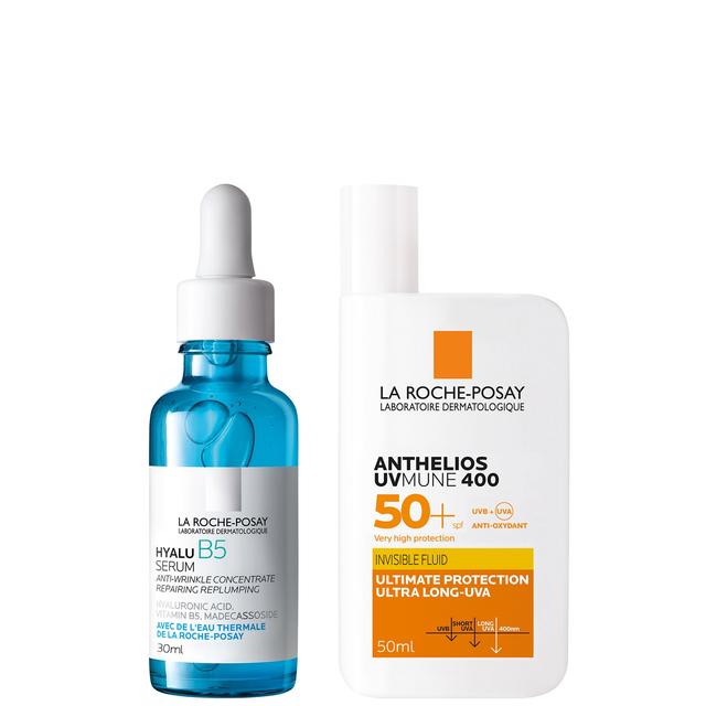 La Roche-Posay Daily Replump and Protect Set: Hyalu B5 Hyaluronic Acid Serum + SPF50+ on Productcaster.