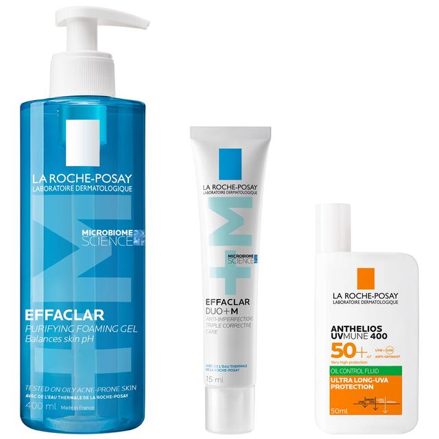 La Roche-Posay Breakout-Fighting Set- Medium Strength: Effaclar Cleanser, Corrective Care and SPF50+ on Productcaster.