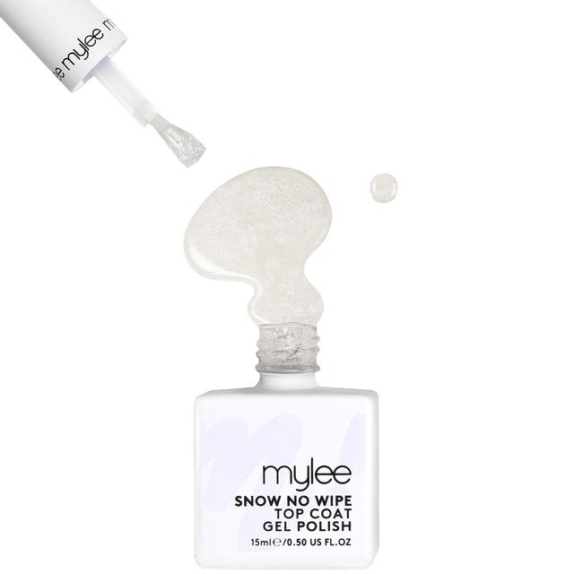 Mylee Gel Polish Snow No Wipe Top Coat - 15ml on Productcaster.