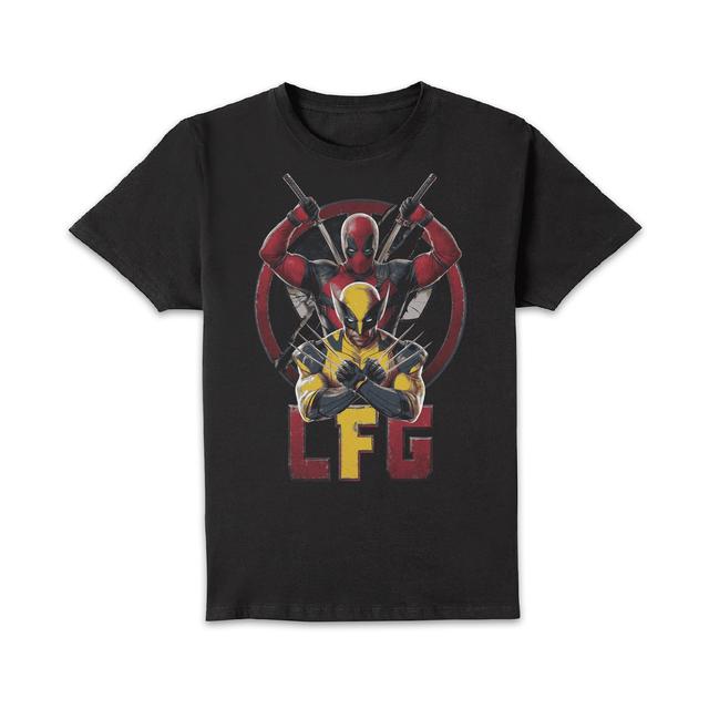 Deadpool & Wolverine LFG Unisex T-Shirt - Black - 5XL on Productcaster.